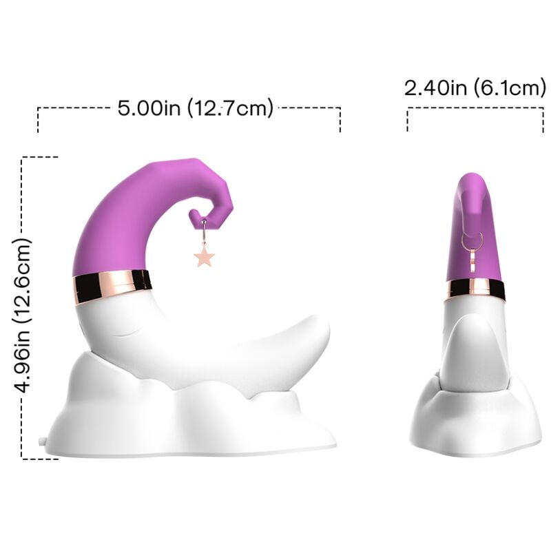 ARMONY - SWEETMOON VIBRADOR PARA LAMER EL CLÍTORIS Y EL PUNTO G ROSADO