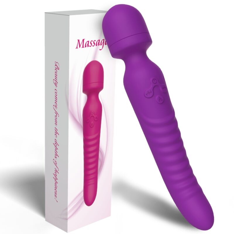 ARMONY - MASAJEADOR MISIÓN Y VIBRADOR EFECTO CALOR MORADO