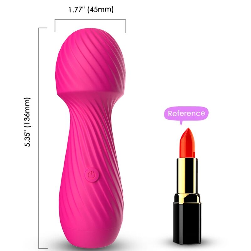 ARMONY - MASAJEADOR DAZZLE Y VIBRADOR PEQUEÑO FUCSIA
