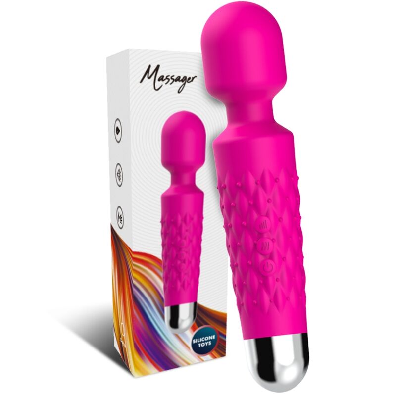 ARMONY - POSTMAN MASSAGER AND SUPER FLEXIBLE FUCHSIA HEAD VIBRATOR