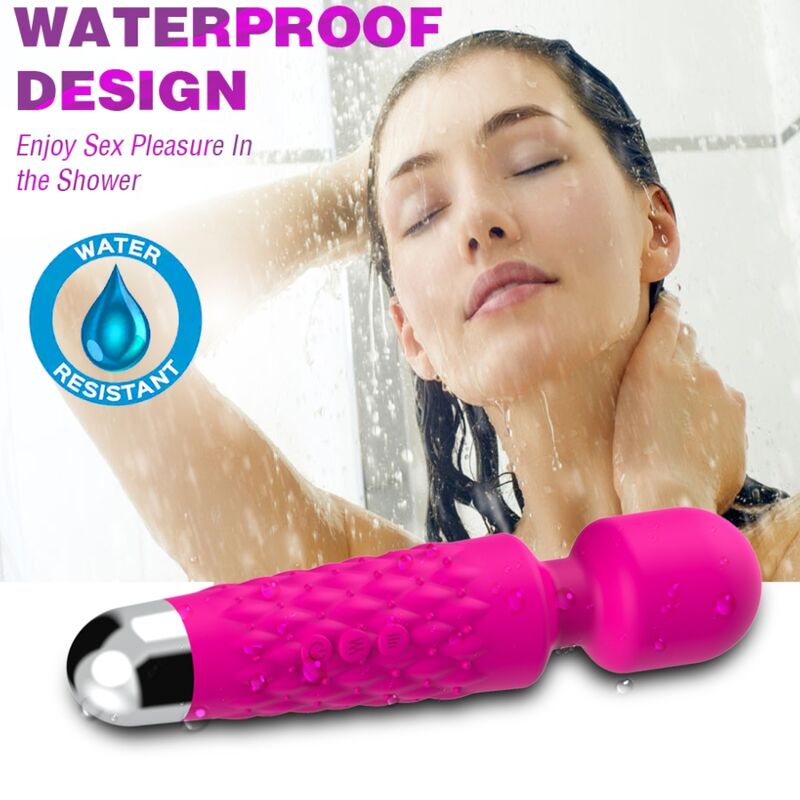ARMONY - POSTMAN MASSAGER AND SUPER FLEXIBLE FUCHSIA HEAD VIBRATOR