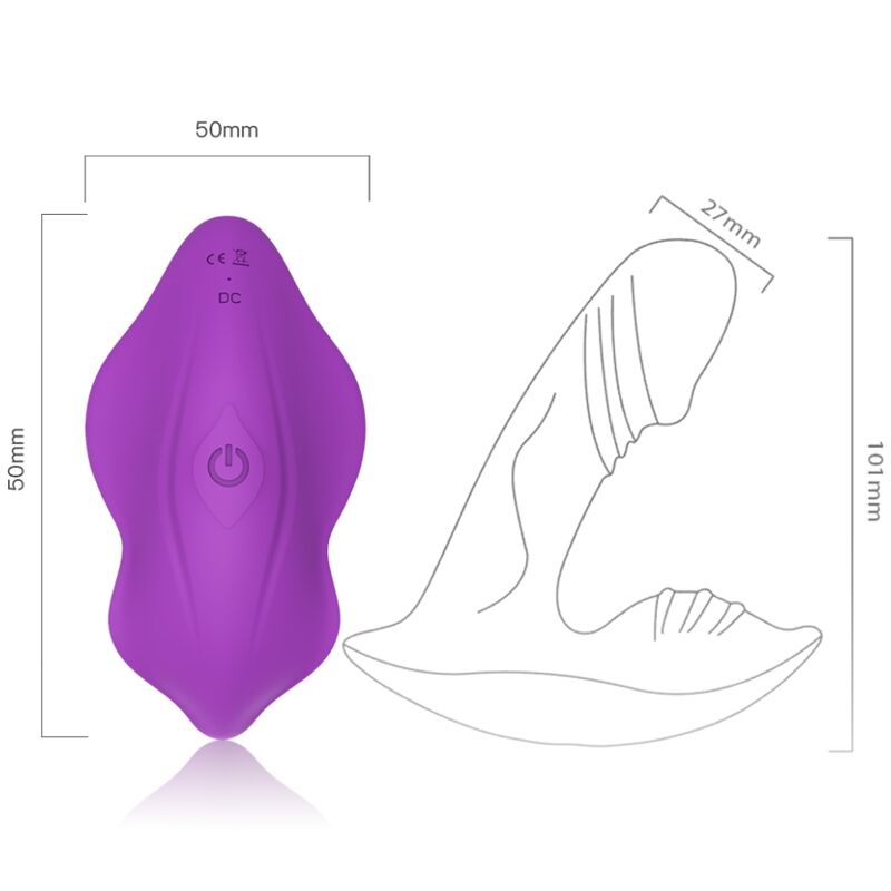 ARMONY - SILBATO VIBRADOR CONTROL REMOTO PÚRPURA