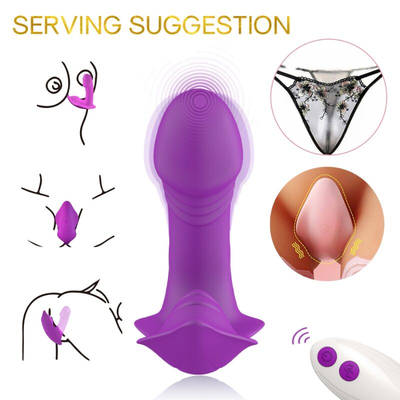 ARMONY - SILBATO VIBRADOR CONTROL REMOTO PÚRPURA