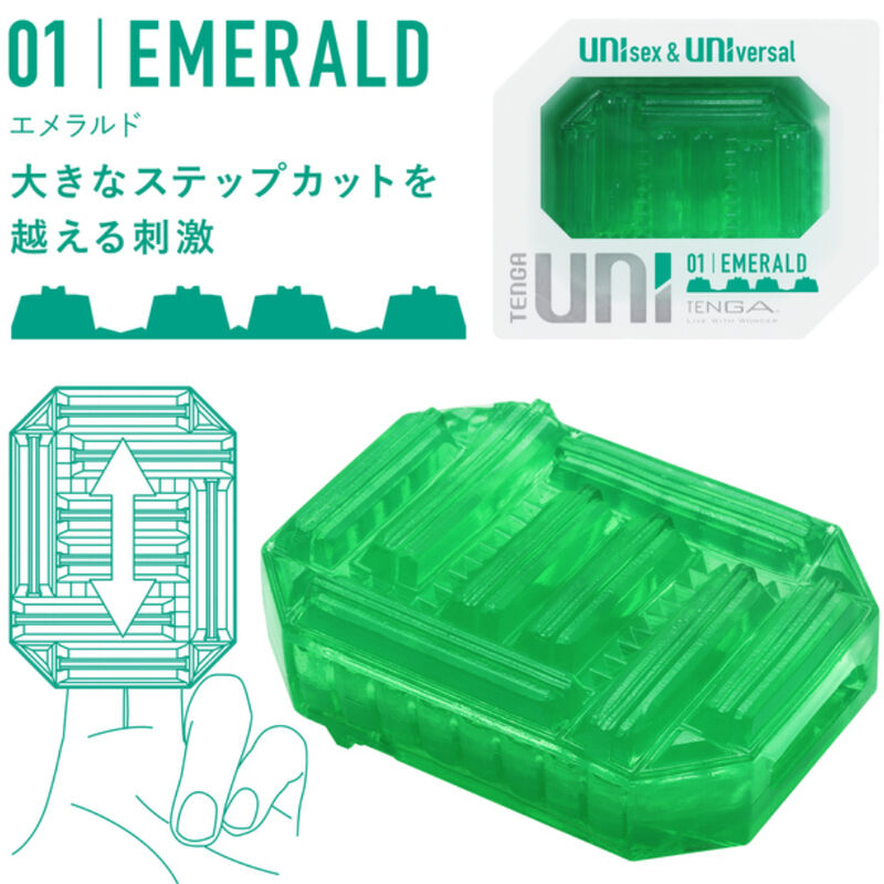 TENGA - DEDAL MASTURBADOR UNI EMERALD