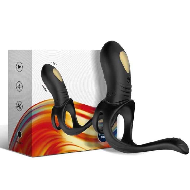 ARMONY - JOY JUMPER RING VIBRATOR FOR COUPLES AND BLACK ANAL PLUG