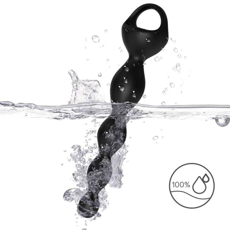 ARMONY - PLUG ANAL VIBRADOR NEGRO PARA DEDOS