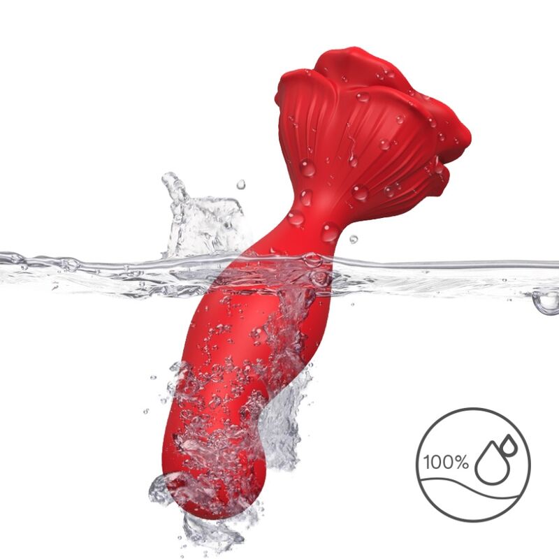 ARMONY - VIBRADOR ROSA Y PLUG ANAL CON CONTROL REMOTO ROJO