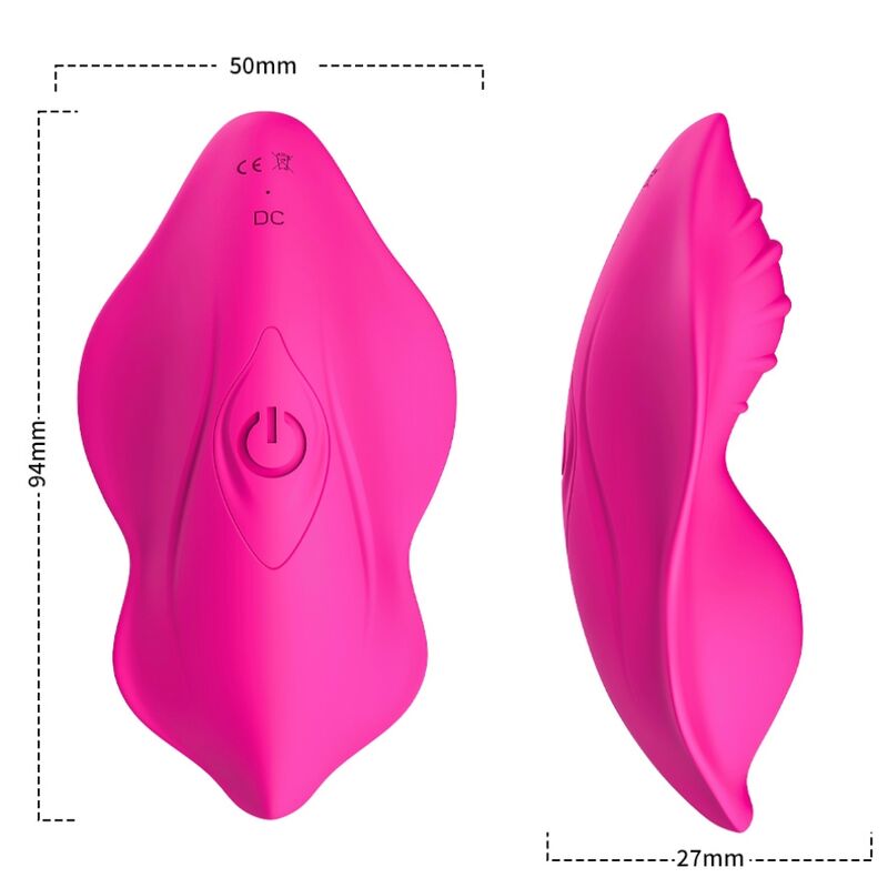 ARMONY - WHISPER WEARABLE PANTS REMOTE CONTROL VIBRATOR FUCHSIA