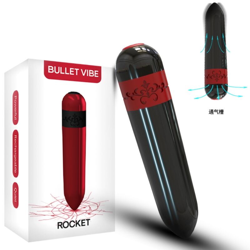 FOGUETE VIBRADOR BALA CONTROLE REMOTO FÚCSIA