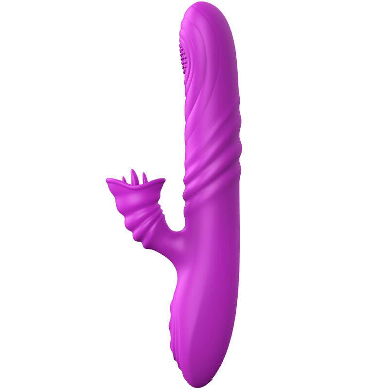 ARMONY - ANGELIA VIBRADOR MULTIFUNCIÓN CON LENGUA ESTIMULANTE, EFECTO CALOR VIOLETA