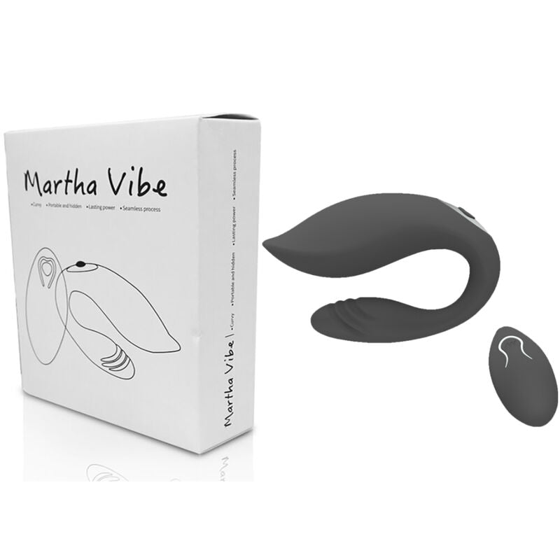 ARMONY - VIBRADOR PARA PAREJAS MARTHA CONTROL REMOTO NEGRO
