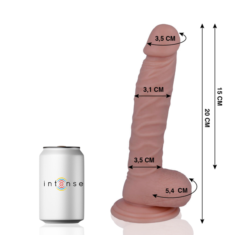 MR INTENSE - 19 PENE REALISTA 20 CM -O- 3,1 CM