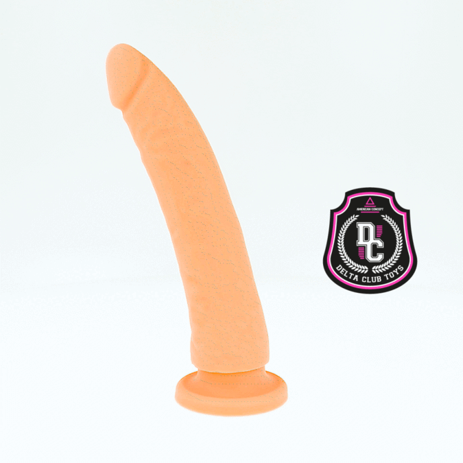 DELTA CLUB - JUGUETES MEDICOS DILDO SILICONA NATURAL 20 CM -O- 4 CM