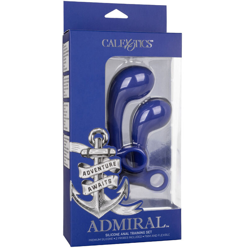 CALEXOTICS - ADMIRAL SET DE 2 PLUG ANAL AZUL