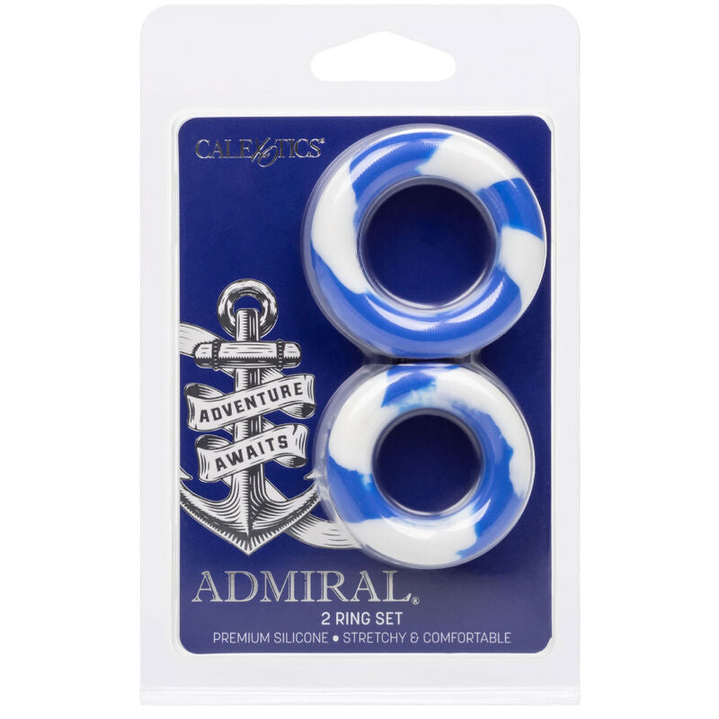 CALEXOTICS - SET DE 2 ANILLOS PARA EL PENE ADMIRAL