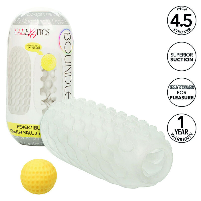 CALEXOTICS - BOLA BLANDA REVERSIBLE SIN LÍMITES GRIS