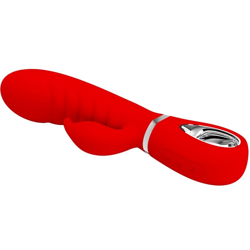 PRETTY LOVE - VIBRADOR MULTIFUNCIÓN PUNTO G ROJO PRESCOTT