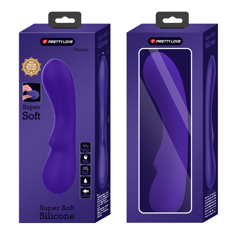 PRETTY LOVE - VIBRADOR RECARGABLE PRESCOTT PÚRPURA