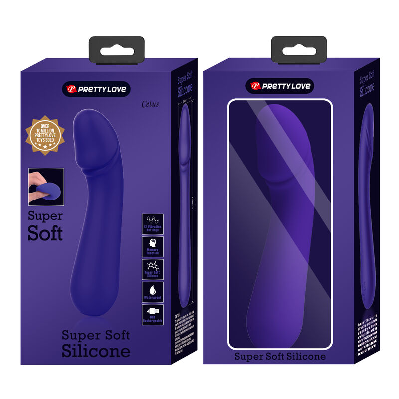 PRETTY LOVE - VIBRADOR RECARGABLE CETUS PÚRPURA