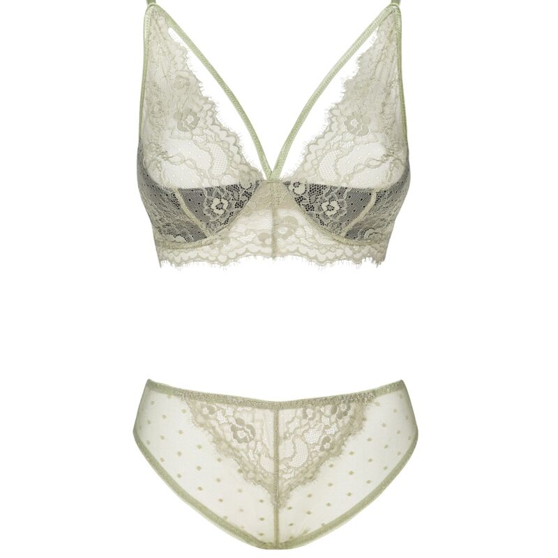 LIVCO CORSETTI FASHION - PINE LC 90667 SUJETADOR + PANTALÓN DE PUNTO L/XL
