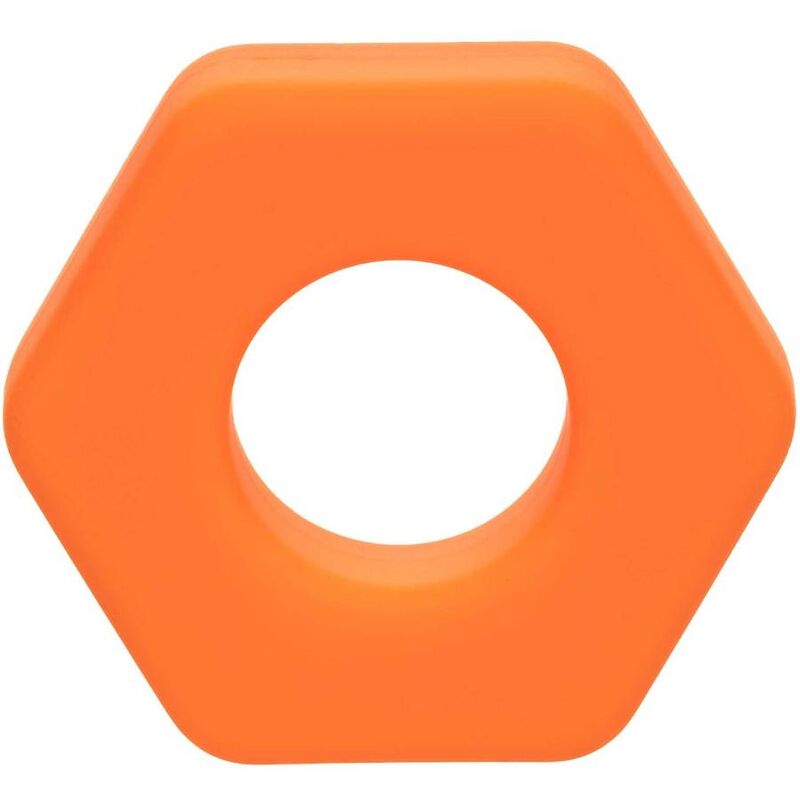 CALEXOTICS - ANILLO ALPHA PROLONGADOR SEXAGON NARANJA