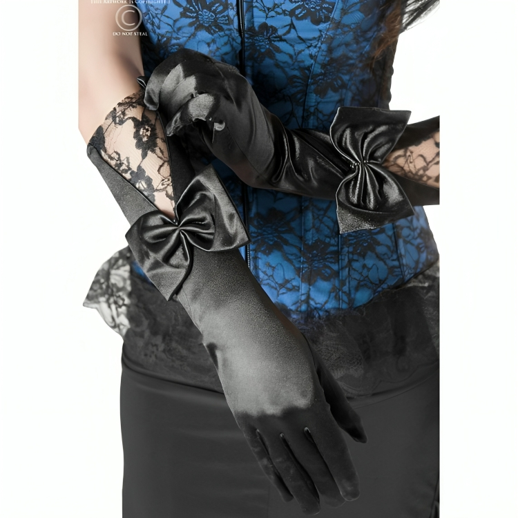 GUANTES NEGROS CHILIROSE - CR 3252