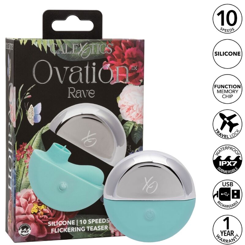 ESTIMULADOR OVATION RAVE VERDE AGUA