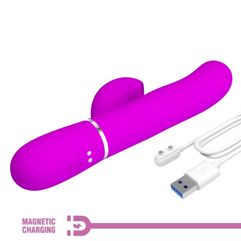 PRETTY LOVE - PERLITA MULTIFUNCTION 3 IN 1 VIBRATOR G-SPOT VIOLET