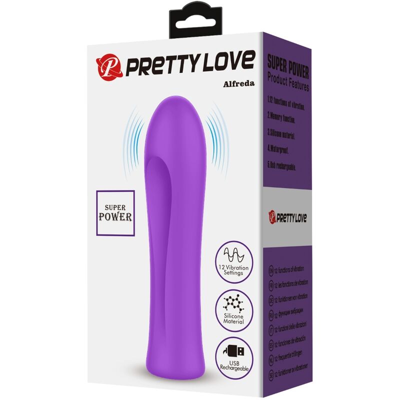ALFREDA VIBRADOR SUPER POWER AQUA ROXO