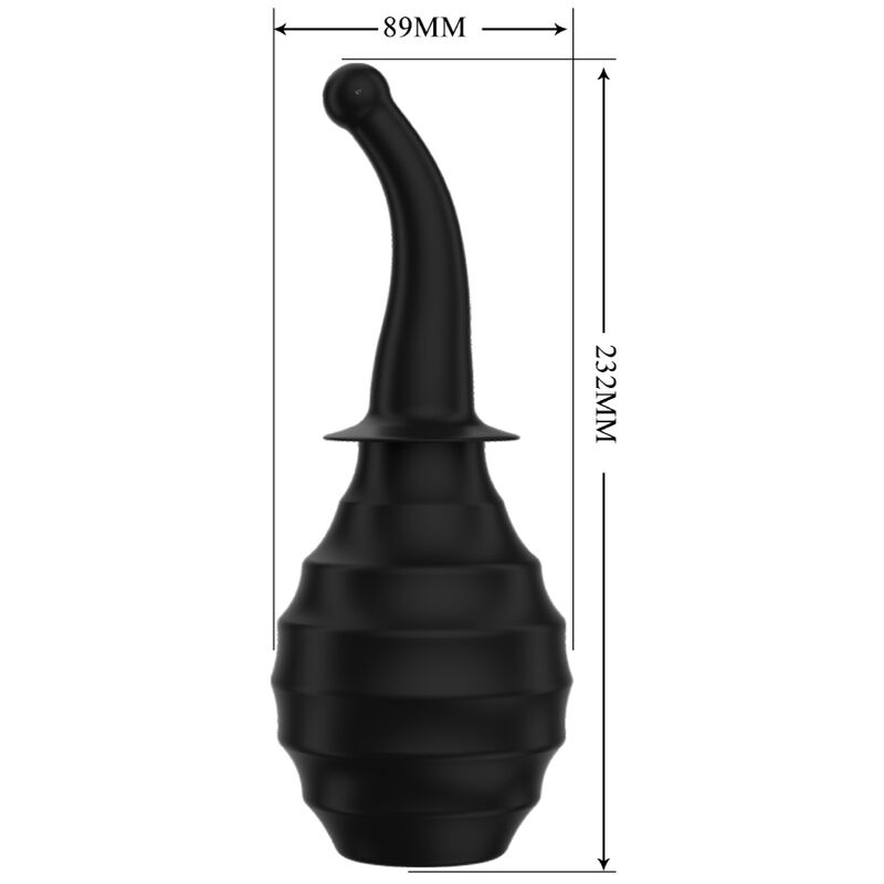 MR PLAY - DUCHA ANAL NEGRA SUPER POWER BLKM6