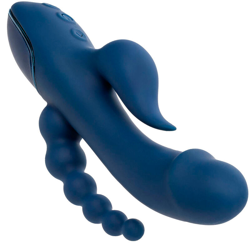 CALEXOTICS - VIBRADOR TRIPLE ORGASMO AZUL