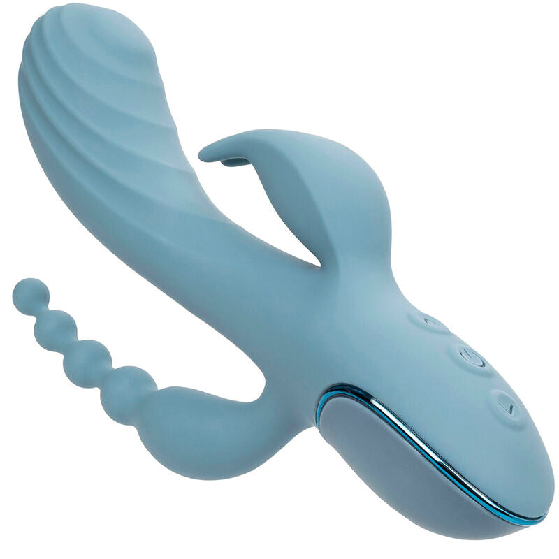 CALEXOTICS - VIBRADOR TRIPLE ECSTASY GRIS