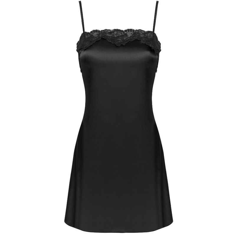 LIVCO CORSETTI FASHION - JACQUELINE LC 90249 VESTIDO + CAMISA + BRAGUITA NEGRA S/M