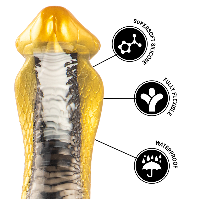 EPIC - DRAKON YELLOW SNAKE DILDO