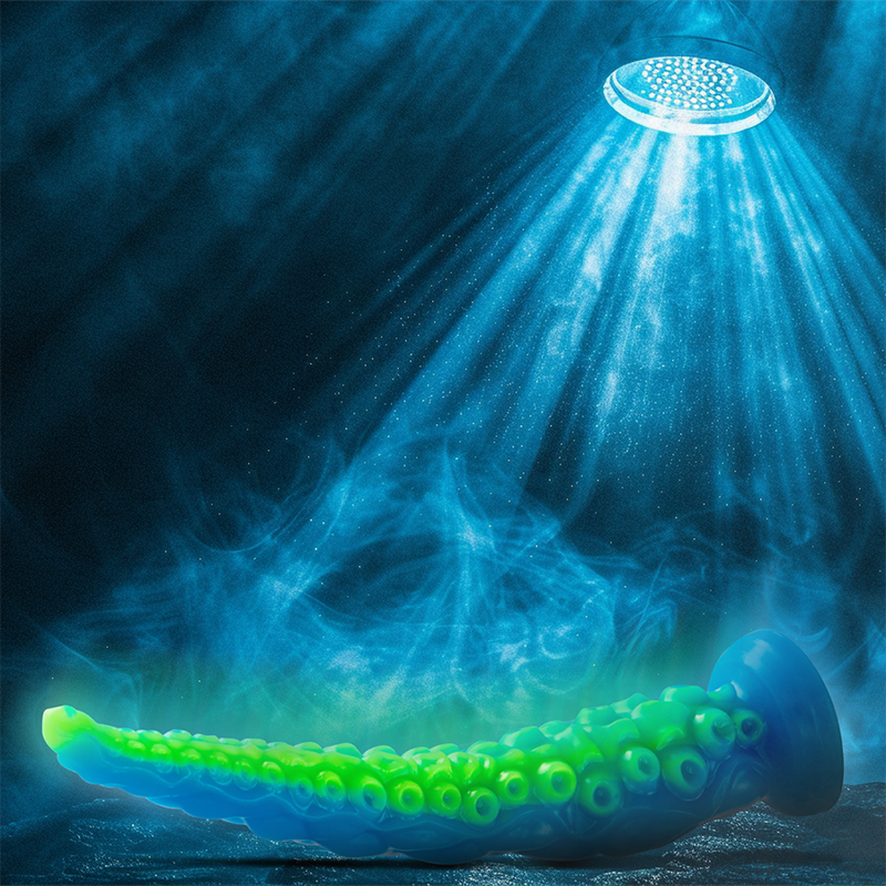 EPIC - SCYLLA FLUORESCENT THIN TENTICAL DILDO LARGE SIZE