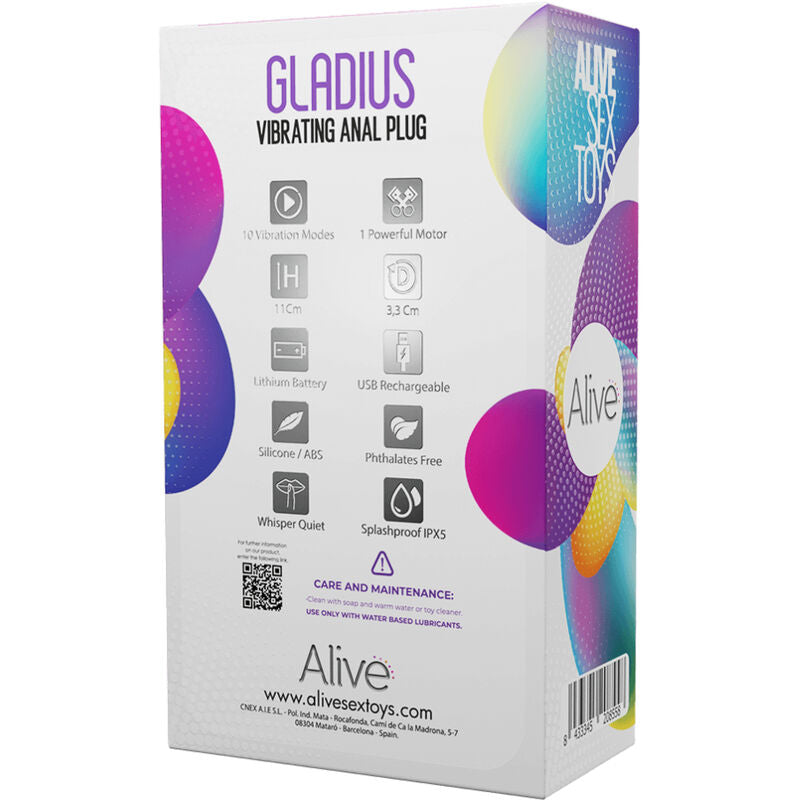 VIVO - PLUG ANAL VIBRADOR GLADIUS