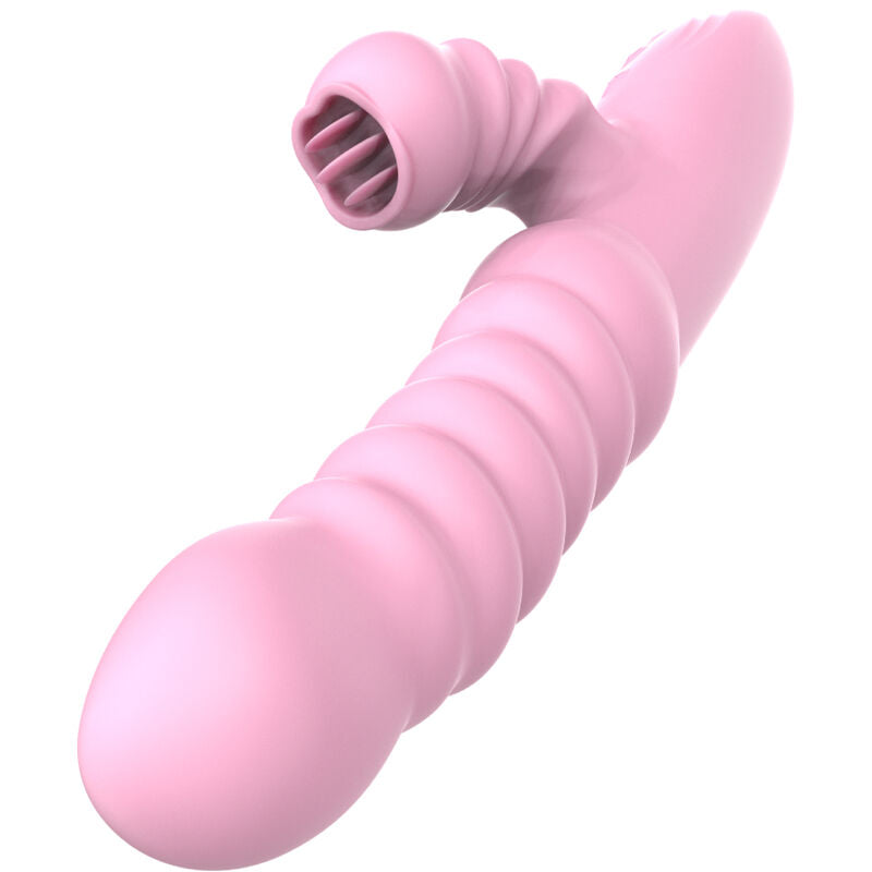 ARMONY - VIBRADOR MULTIFUNCIÓN CON LENGUA ROSA EFECTO CALOR ESTIMULANTE