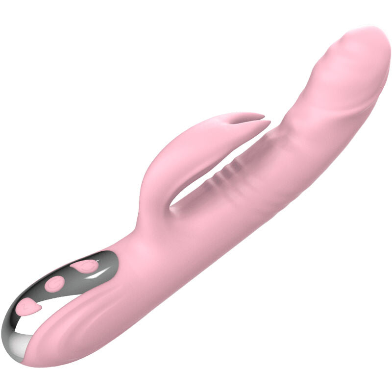 ARMONY - VIBRADOR CONEJO TOTALMENTE ROSA CON EFECTO CALOR