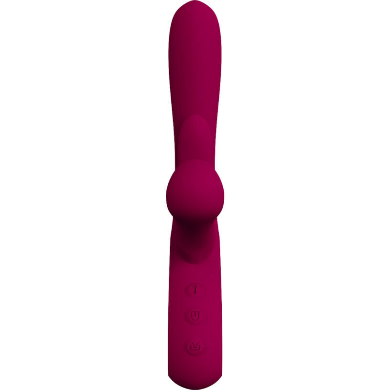 ARMONY - VIBRADOR DE IMPACTO SWING Y ESTIMULADOR DUAL MODELO 1 BURDEOS