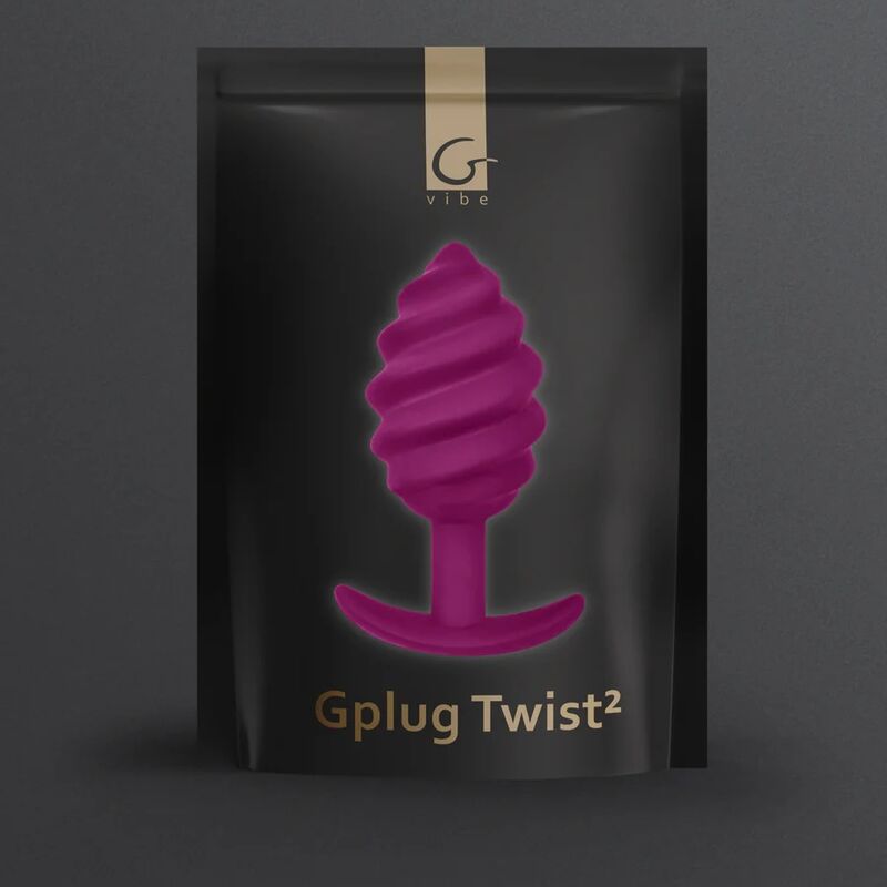 G-VIBE - GPLUG TWIST 2 PLUG ANAL PÚRPURA