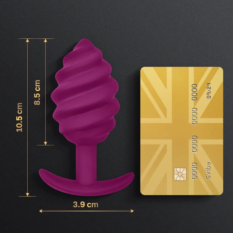 G-VIBE - GPLUG TWIST 2 PLUG ANAL PÚRPURA