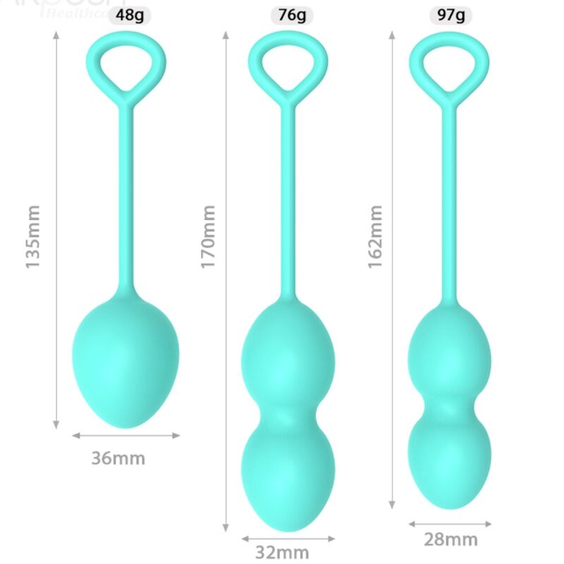 ARMONY - VAGINAL ANABIOSIS 3 LEVELS GREEN DUMBBELL