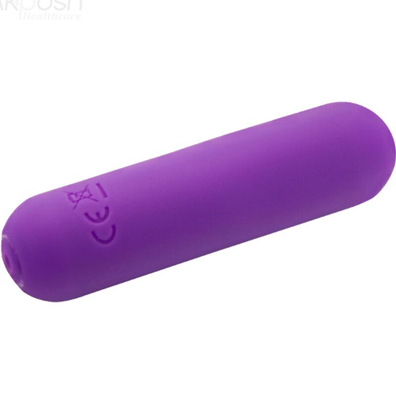 SPLASH HAHA VIBRADOR BALA SILICONE 10 VIBRAÇÕES 75 X 19 CM ROXO