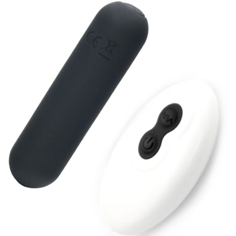 SPLASH JOLINE VIBRADOR BALA SILICONE CONTROLE REMOTO 10 VIBRAÇÕES 65 X 15 CM PRETO