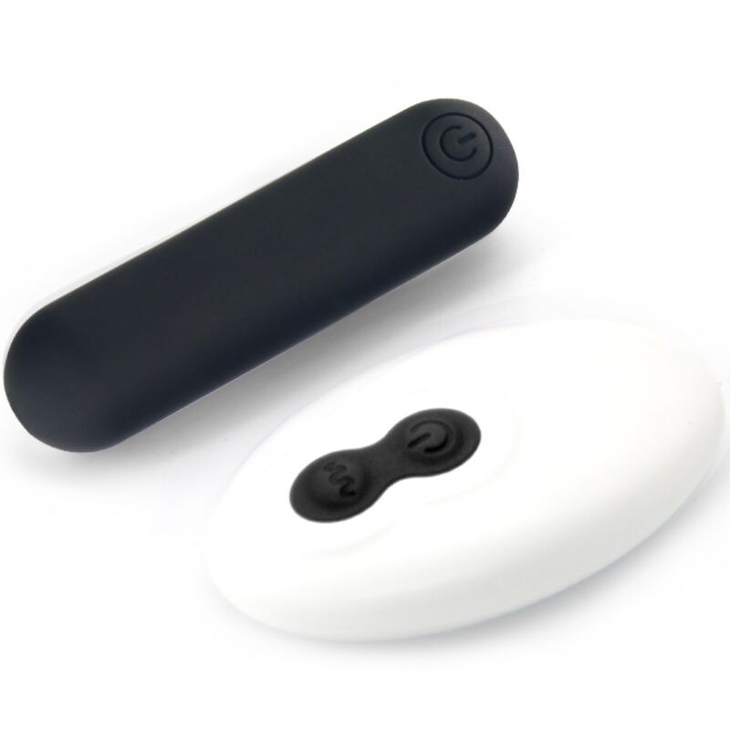 SPLASH JOLINE VIBRADOR BALA SILICONE CONTROLE REMOTO 10 VIBRAÇÕES 65 X 15 CM PRETO