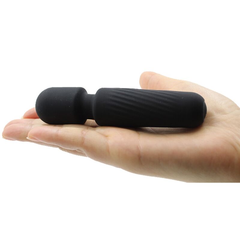 ARMONY - TU MASAJEADOR MÁGICO Y VIBRADOR RECARGABLE 10 VIBRACIONES NEGRO