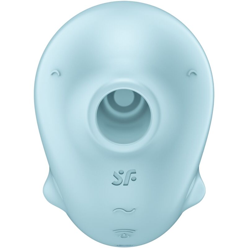 SATISFYER - ESTIMULADOR Y VIBRADOR SASSY SEAL AZUL