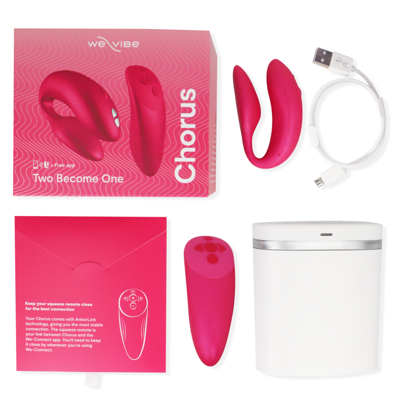 WE-VIBE - WE VIBE CHORUS VIBRADOR PARA PAREJAS CON CONTROL DE APRETÓN ROSA