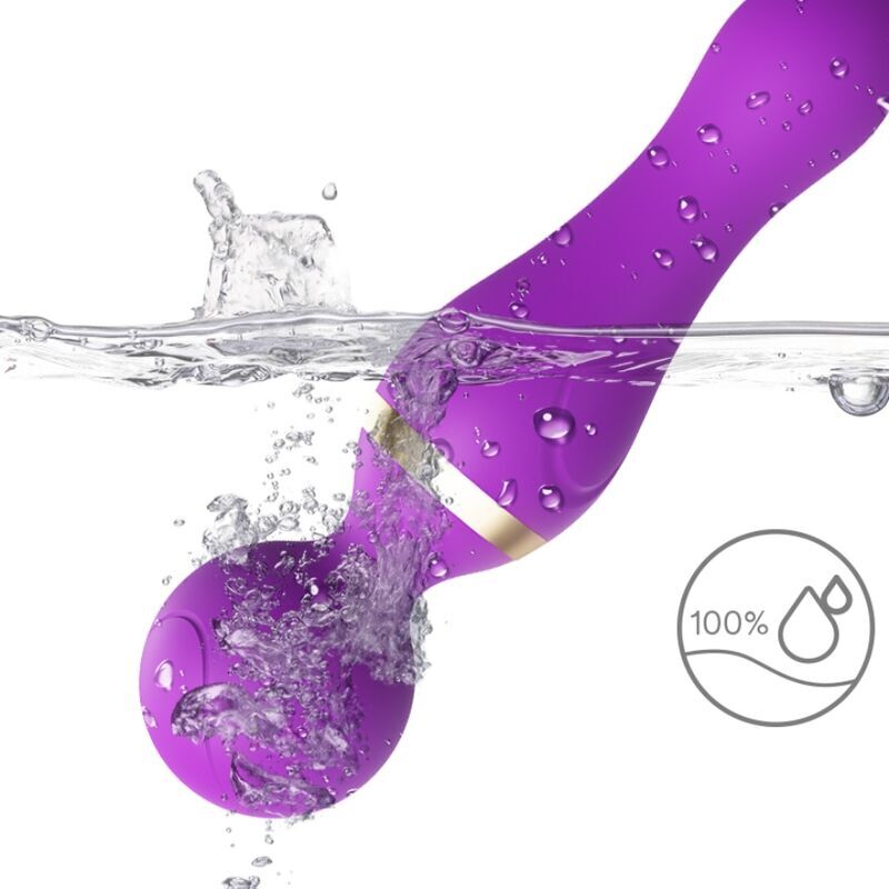 ARMONY - FREEZA MASSAGER AND VIBRATOR SUPER FLEXIBLE PURPLE HEAD