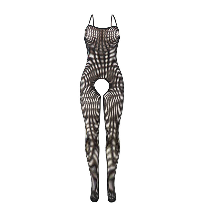 SUBBLIME - 951726 BODYSTOCKING DE RED ELÁSTICA NEGRO SIN PARTE INFERIOR TALLA ÚNICA